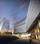 夜景商业街建筑效果图