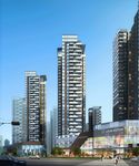 商业街高层住宅建筑效果图