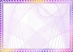 紫红千变-防伪证书纹
