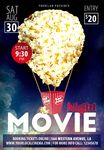 创意爆米花时尚影院宣传海报