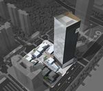 特色大厦鸟瞰建筑效果图