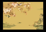 电视机背景 国画梅花