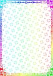 七彩变幻 证书底纹