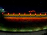 室外夜景灯光效果图设计PSD