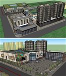 商场建筑草图大师SU模型