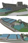 SU博物馆纪念馆美术馆建筑模型