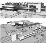 SU博物馆纪念馆美术馆建筑模型