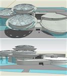 SU博物馆纪念馆美术馆建筑模型
