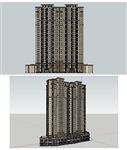 古典高层建筑草图大师SU模型