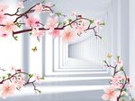 3D空间梦幻花朵