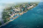 海冰城市规划鸟瞰建筑效果图