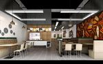 餐厅餐馆店铺设计3dmax模型