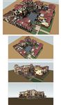 西班牙风格建筑草图大师SU模型