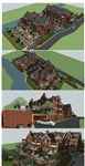 大型别墅建筑草图大师SU模型