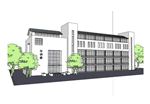 办公实训楼建筑草图大师SU模型