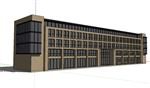 企业办公楼建筑草图大师SU模型