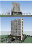 高层建筑模型SU草图模型