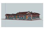 闽南风格建筑草图大师SU模型