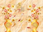 花瓶玉兰花
