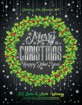 创意板书手绘温馨圣诞新年海报