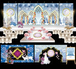 雪景婚礼 蓝色主题婚礼