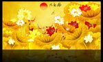 国画荷花