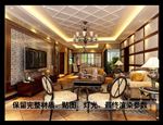 客厅电视背景效果图