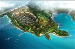 海景房高层鸟瞰建筑效果图