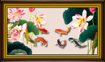 国画荷花