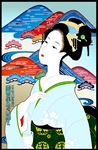 日本艺妓插画分层