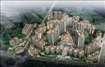 住宅区鸟瞰建筑效果图