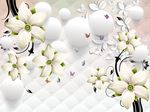 梦幻玫瑰花朵