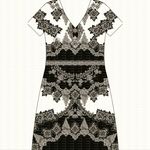 女装数码印花仿手工绣花效果