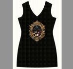 欧式金属花椭圆外框五彩花卉