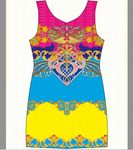 民族花纹图腾法杖欧式金属黄蓝衣