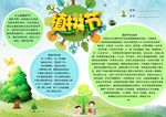 春天植树节小报环保绿色手抄电子