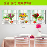 餐厅无框画