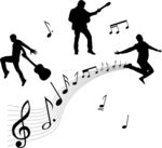 动感音乐矢量图
