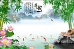 唐韵中式背景墙