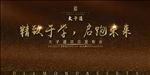 高端大气深咖色深褐主活动主画面