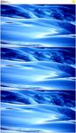 蓝色清澈的水流