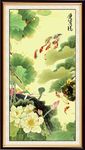 中国画荷花