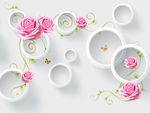 3D玫瑰花