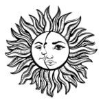 日月太阳脸