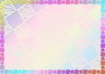 七彩方格 证件纹