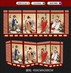 美女屏风