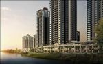 高层建筑黄昏建筑效果图
