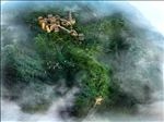 深山寺庙建筑效果图