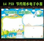 节约用水环保小报