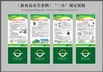 新食品安全条例三小规定宣传展板